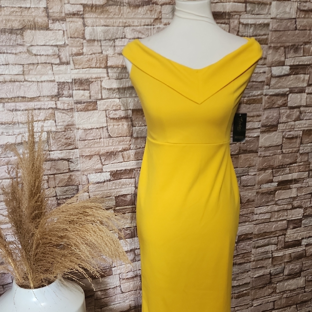 Thalia Sodi  Havana Brand New Yellow Dress